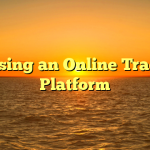 Utilising an Online Trading Platform